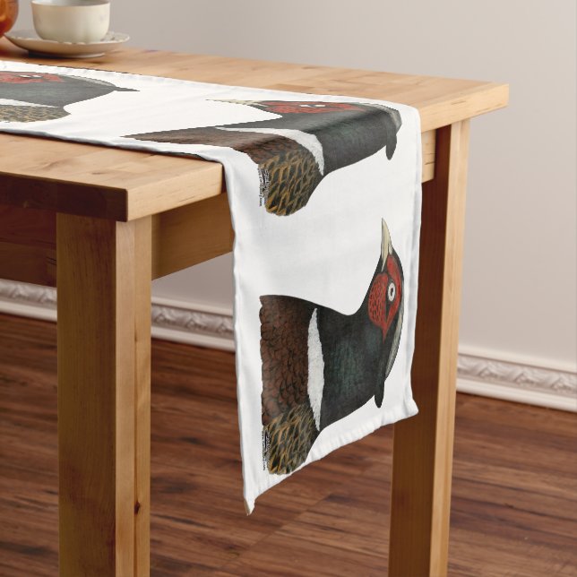 Chemin De Table Court Ringneck Pheasant Head (In Situ)