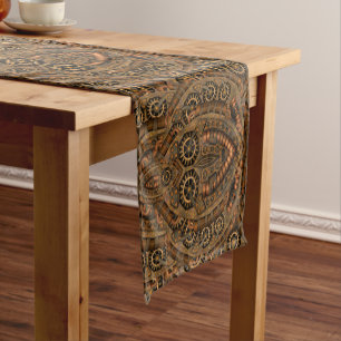 Chemin De Table Court Rouages vintages industriels de Steampunk