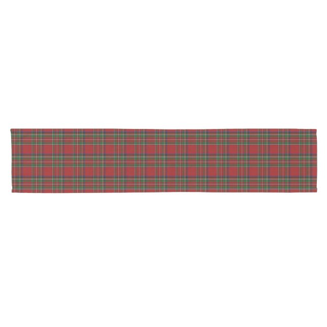 Chemin De Table Court Royal Stewart Tartan Tartan Plaid Table Runner (Horizontal)
