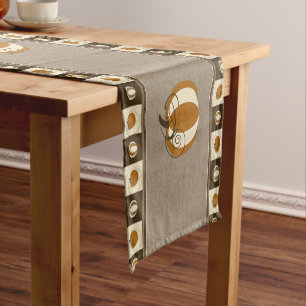 Chemin De Table Court Runner de table citrouille