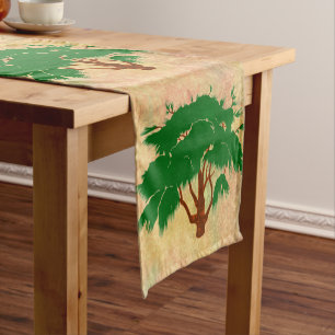 Chemin De Table Court Runner de table d'arborescence