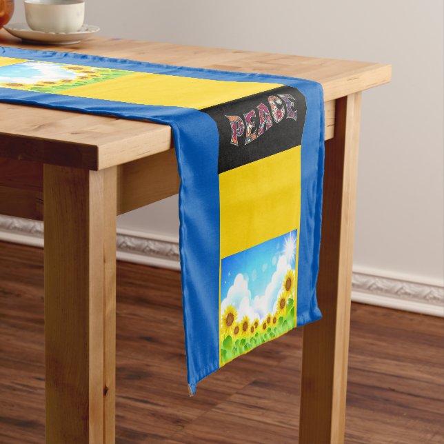 Chemin De Table Court Runner de table de paix (In Situ)