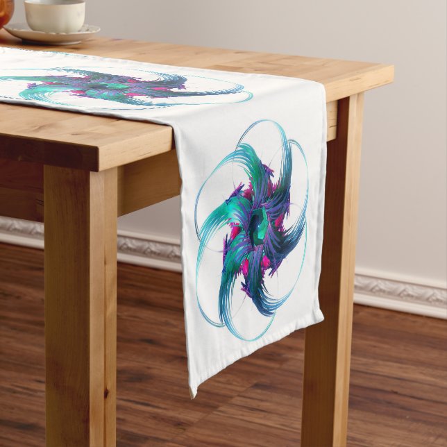 Chemin De Table Court Runner de table Fractal Imaginaire (In Situ)