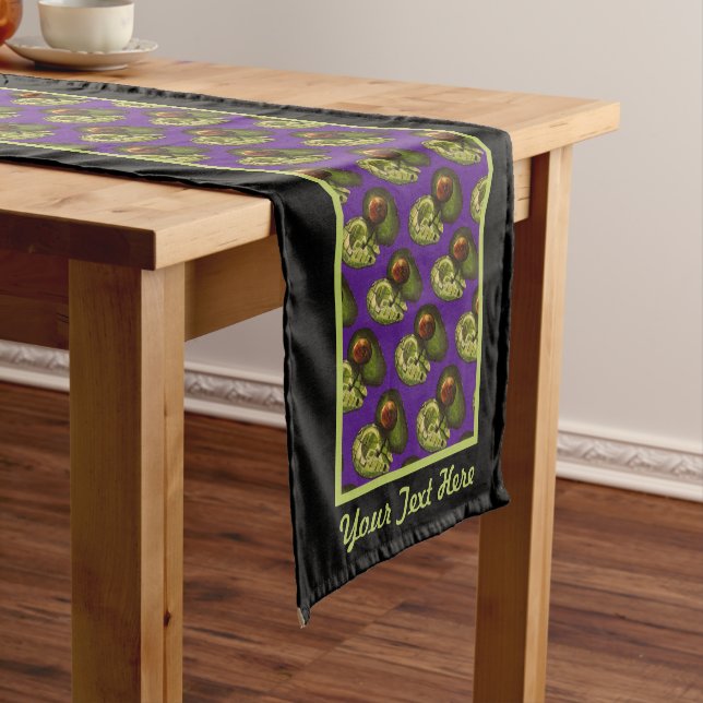 Chemin De Table Court Runner table Avocado (In Situ)