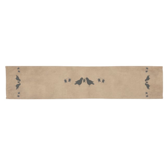 Chemin De Table Court Runner Table Crows Et Stars (Horizontal)