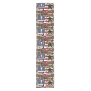 Chemin De Table Court Rustique Texas Lone Star Texas Long Horn
