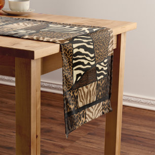 Chemin De Table Court Safari de luxe