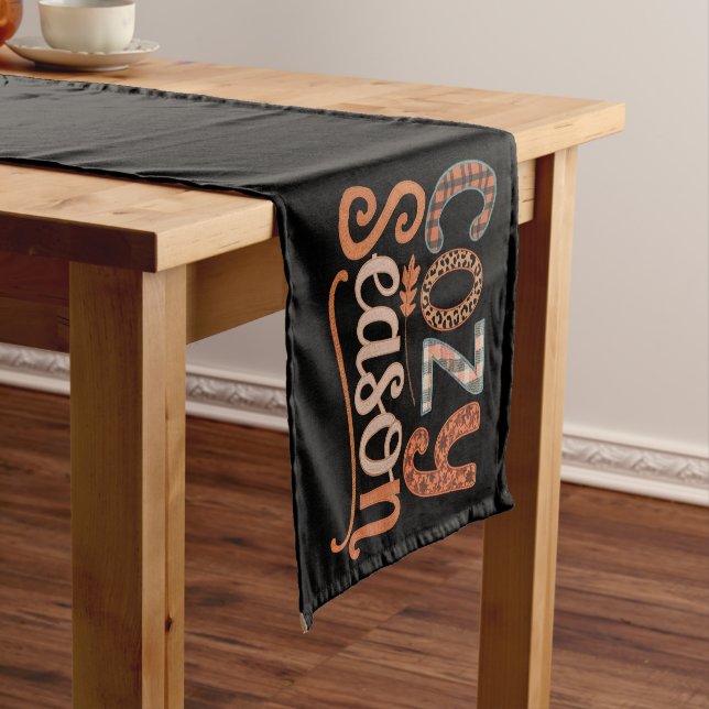 Chemin De Table Court Saison Cosy Retro Fall Obtenez Cosy Thankgiving (In Situ)