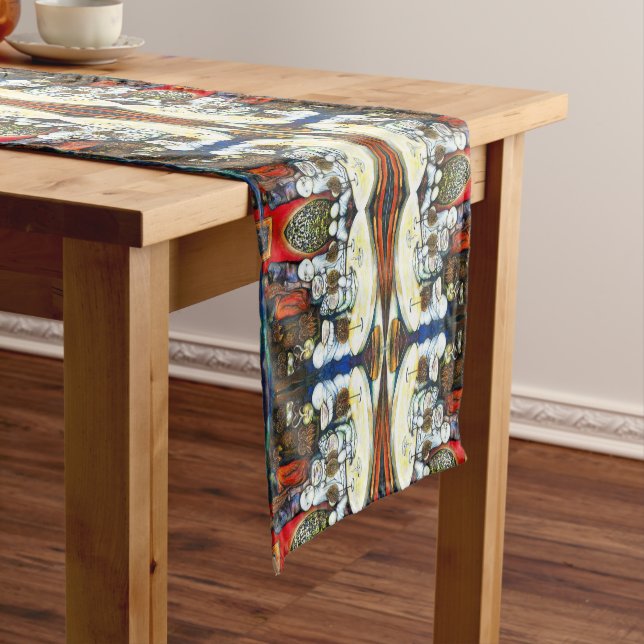 Chemin De Table Court Sans échec par défi (In Situ)