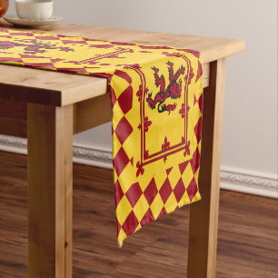 Chemin De Table Court Scotland home décor, Rampant, Scottish Flag