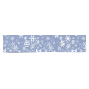 Chemin De Table Court Snowflakes Personnaliser graphique Arrière - plan 