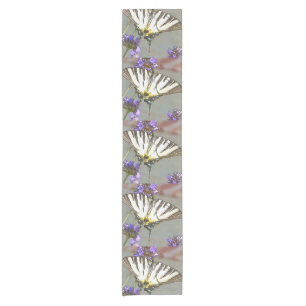 Chemin De Table Court Soudure Jaune Commune Sur Fleurs Lilac Noir O
