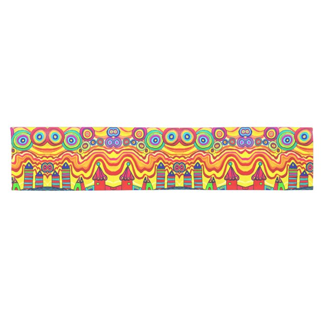 Chemin De Table Court Souvenirs de Russia Table Runner (Horizontal)