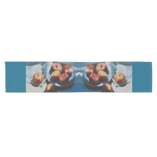 Chemin De Table Court Still Life with Peaches and White Cloth