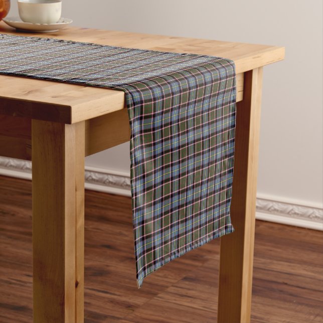Chemin De Table Court Stirling et Bannockburn Scotland District Tartan (In Situ)