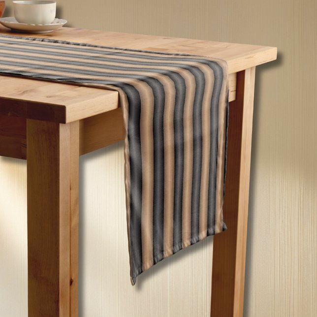 Chemin De Table Court Style moderne Grillades Brown grillées avec profon (Créateur téléchargé)