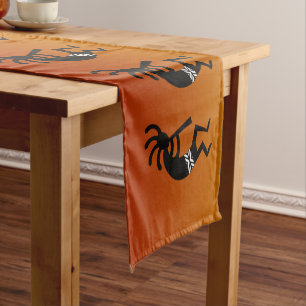Chemin De Table Court Sud-ouest orange de Kokopelli de coucher du soleil