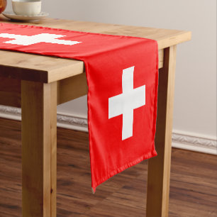 Chemin De Table Court Suisse Sports décoration de la maison / Drapeau su