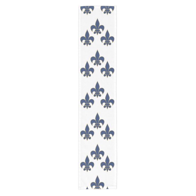 Chemin De Table Court Symbole de Fleur de Lis (Devant)