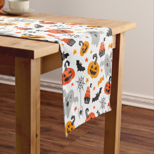 Chemin De Table Court Symboles d'Halloween motif