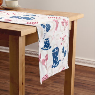 Chemin De Table Court Symboles du 4 juillet
