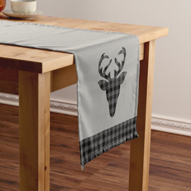 Chemin De Table Court Table Runner Noël Plaid (In Situ)