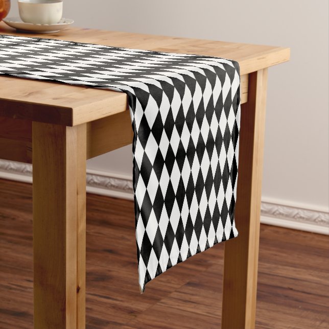 Chemin De Table Court Tableau Runner-Harlequin Diamond (In Situ)