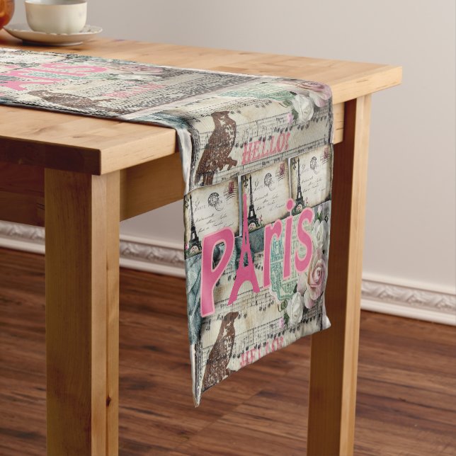 Chemin De Table Court Tablecloth Runner Paris (In Situ)