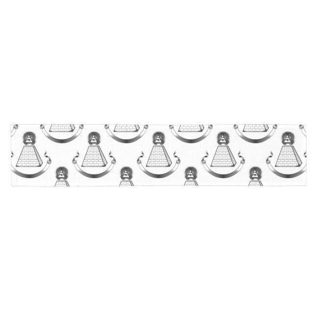 Chemin De Table Court tablerunner en tissu de table illuminati (Horizontal)