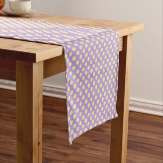 Chemin De Table Court Taches lavande et citron
