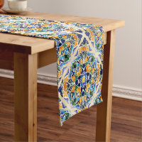 Talavera azulejo bleu tuile vintage Mexique motif