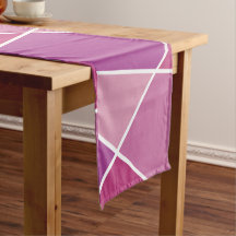 Tapis de table de la collection de couleurs Pink J