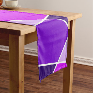 Chemin De Table Court Tapis de table de la collection de couleurs Purple