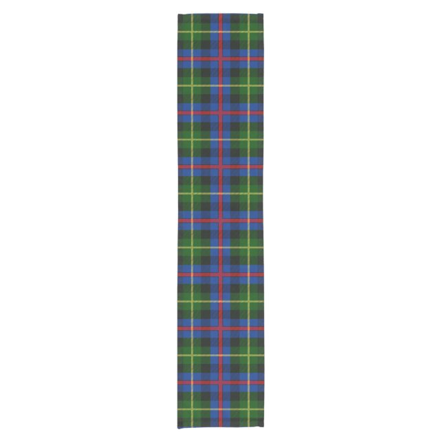 Chemin De Table Court Tartan de Farquharson de clan (Devant)