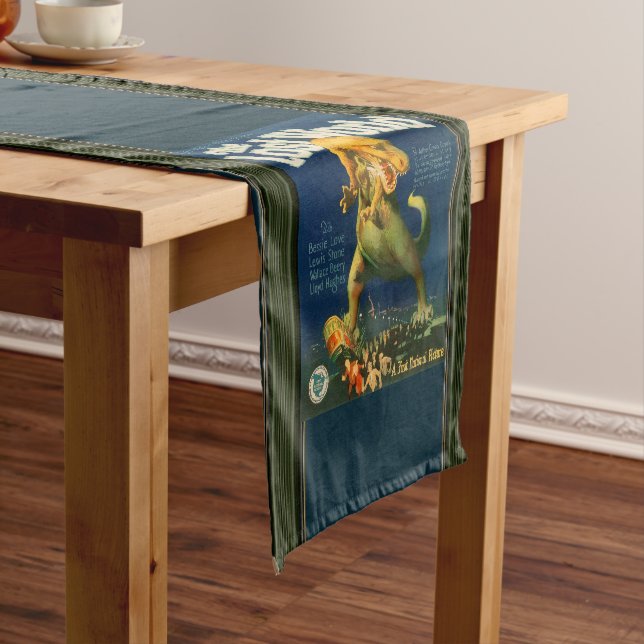 Chemin De Table Court The Lost World Table Runner (In Situ)