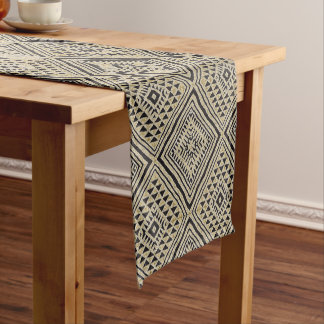 Chemin De Table Court Tissu de boue africain