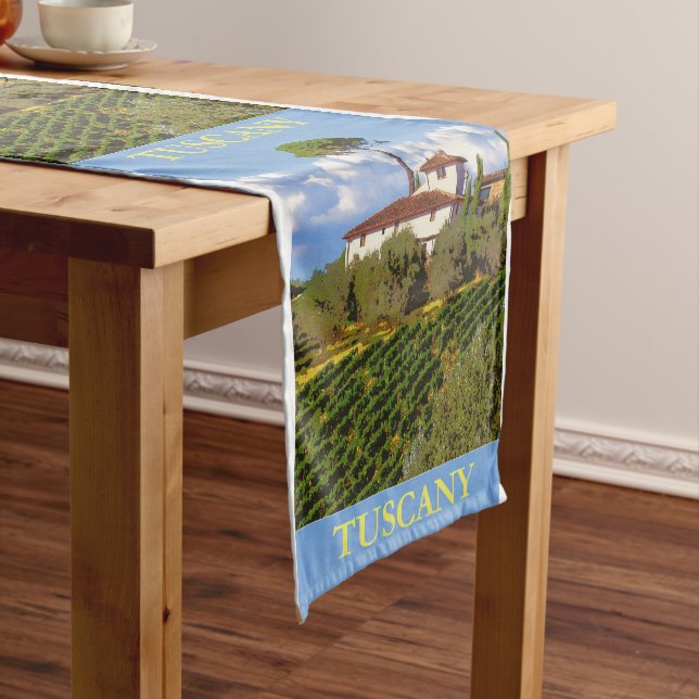 Chemin De Table Court Toscane Italie Poster Table Runner (In Situ)