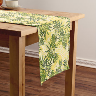 Chemin De Table Court Tropical hawaïen de Camo d'ananas