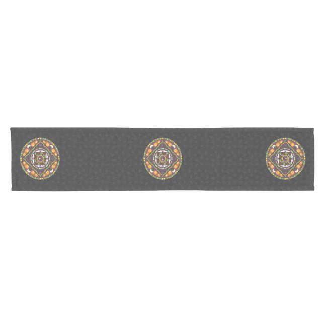 Chemin De Table Court Trucs et traitements Mandala Table Runner (Horizontal)