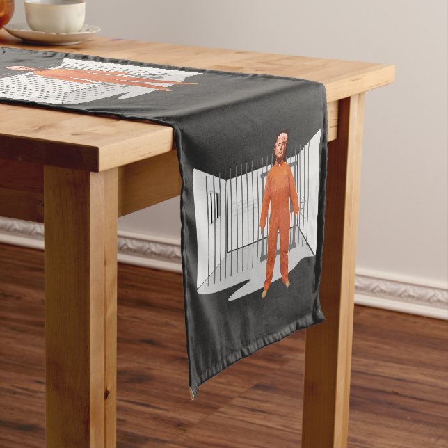 Chemin De Table Court Trump Prisonnier Table Runner (In Situ)