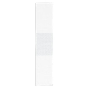 Chemin De Table Court Une surface entièrement blanche et sans fonctionna