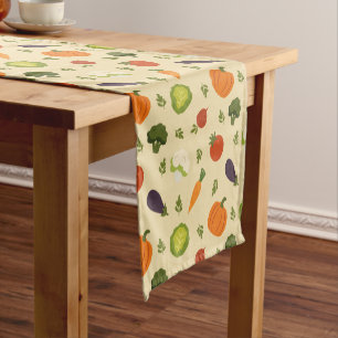 Chemin De Table Court Veggie Garden Table Style Ferme