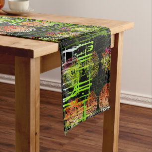 Chemin De Table Court "Vibrant Afrocentric Chic" :