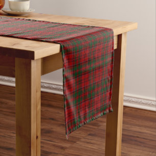 Chemin De Table Court Vieux plaid de tartan écossais de Grant de clan