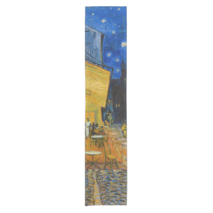 Chemin De Table Court Vincent van Gogh - Terrasse de café la nuit