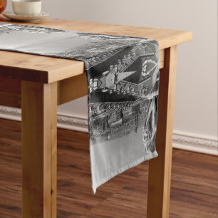 Chemin De Table Court Vintage France Paris Notre Dame