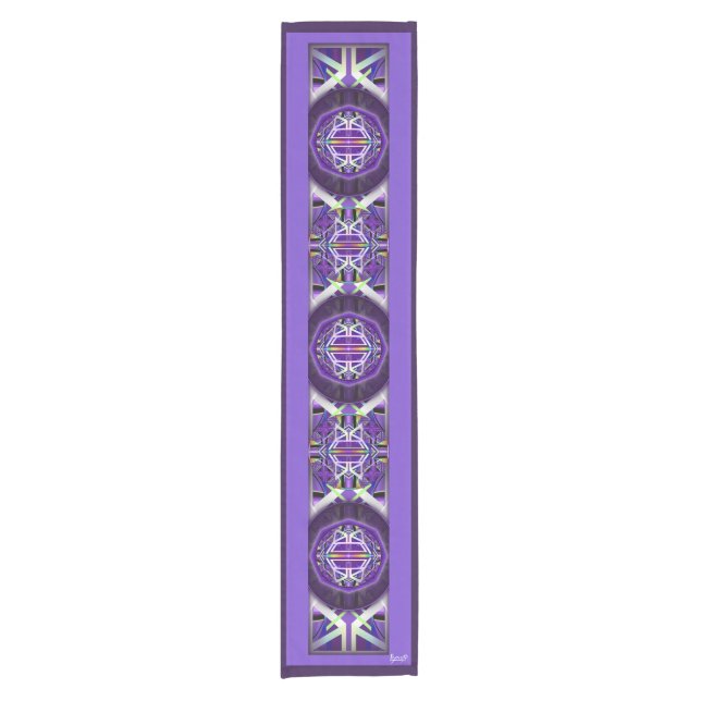 Chemin De Table Court violet W3 (Devant)