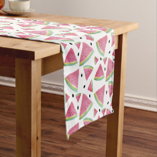 Chemin De Table Court Watermelon Slices Motif d'été