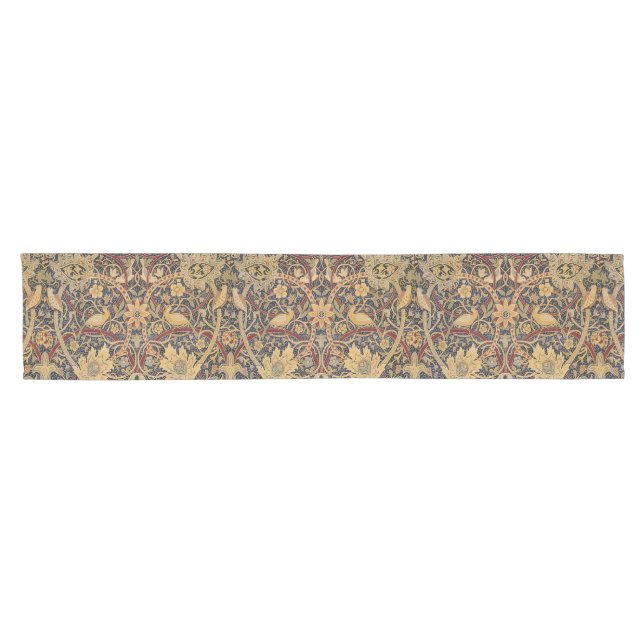 Chemin De Table Court William Morris Bullerswood Tapisserie Faux (Horizontal)