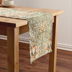 Chemin De Table Court William * Morris Vintage Victorian Floral